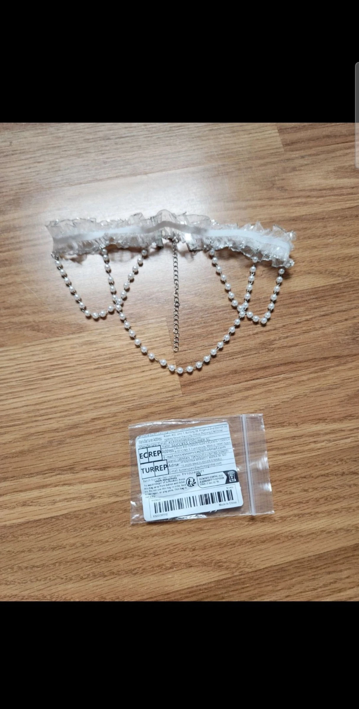 🌸NIEUW kousenband met parels🌸 – photo 3